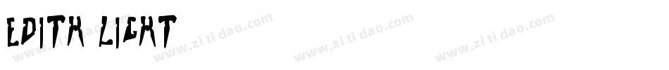 Edith Light字体转换